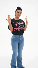 “PINK AUNTIES” T-Shirt - (Black/Pink) (Pink/Black)