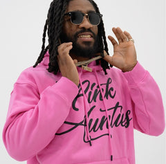 Official “PINK AUNTIES” Hoodies – (Available in Pink and Black)