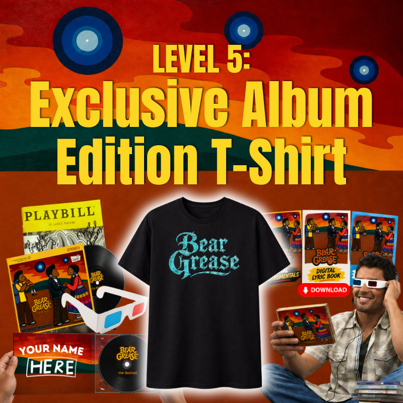 Bear Grease Original Off Broadway Cast Recording | Level 5 | Exclusive Album Edition T-Shirt | $100