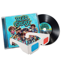 Bear Grease Original Off Broadway Cast Recording | Level 2 | Autographed 3D Limited Edition CD | $40
