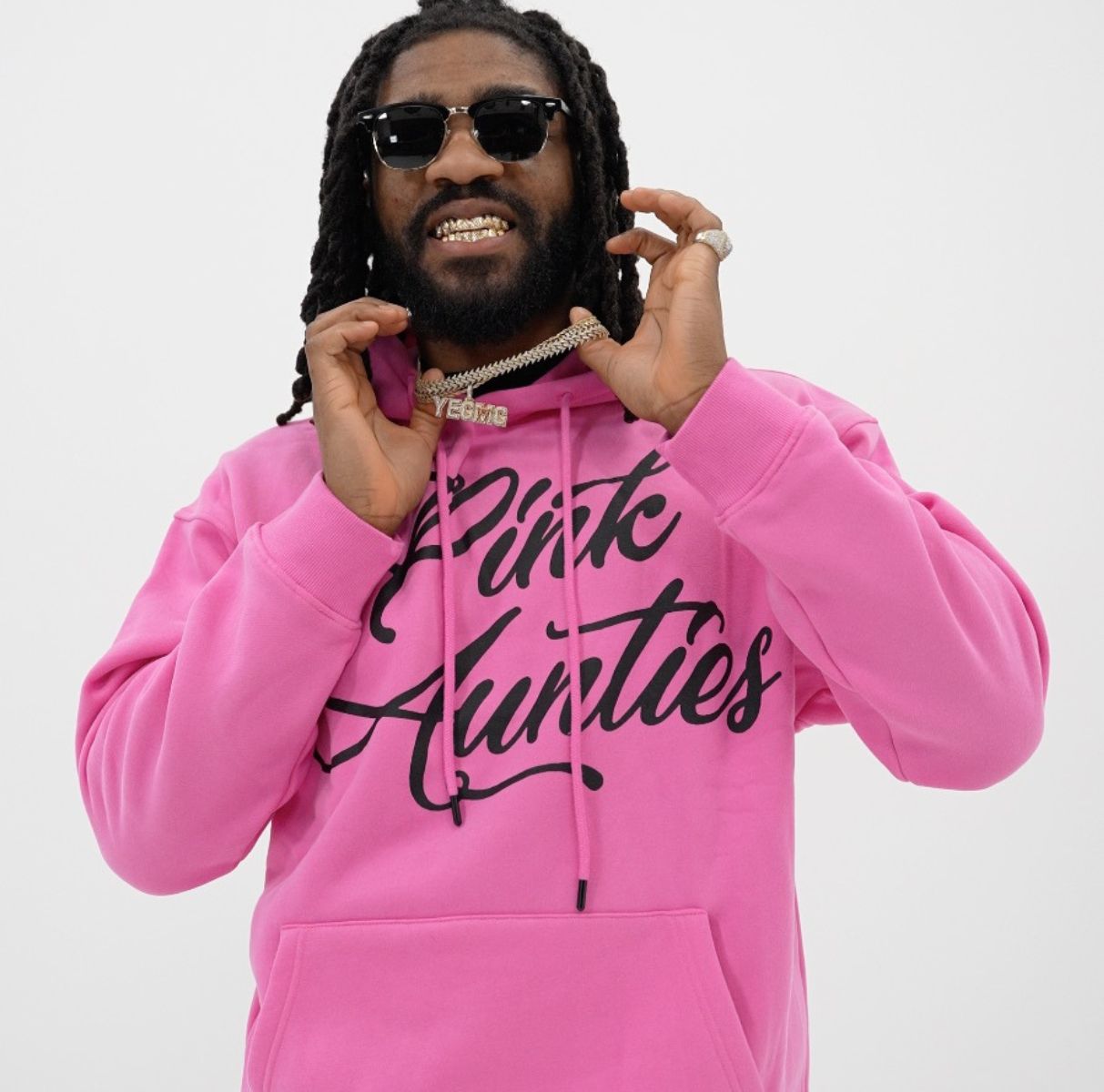 Official “PINK AUNTIES” Hoodies – (Available in Pink and Black)
