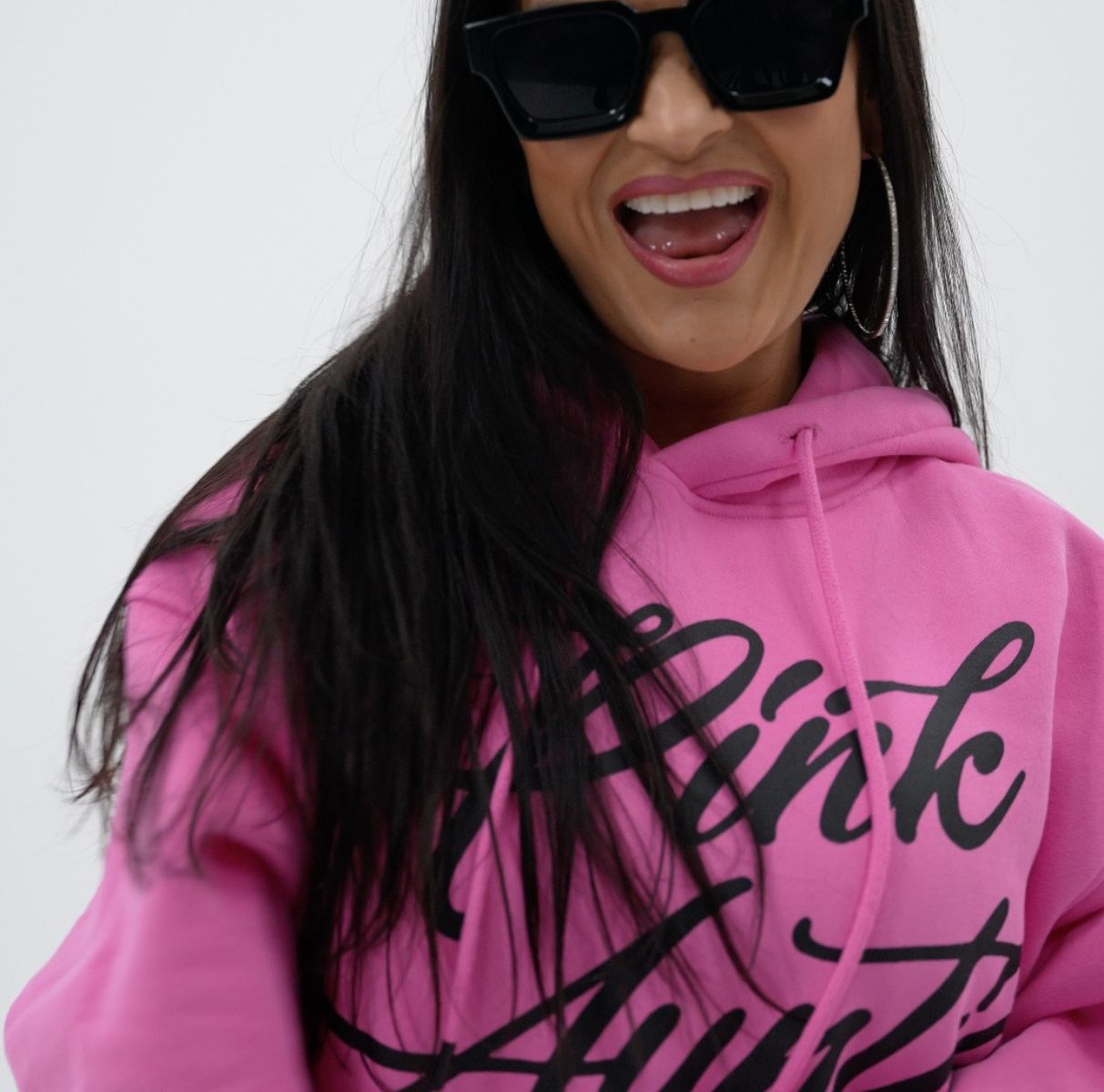 Official “PINK AUNTIES” Hoodies – (Available in Pink and Black)